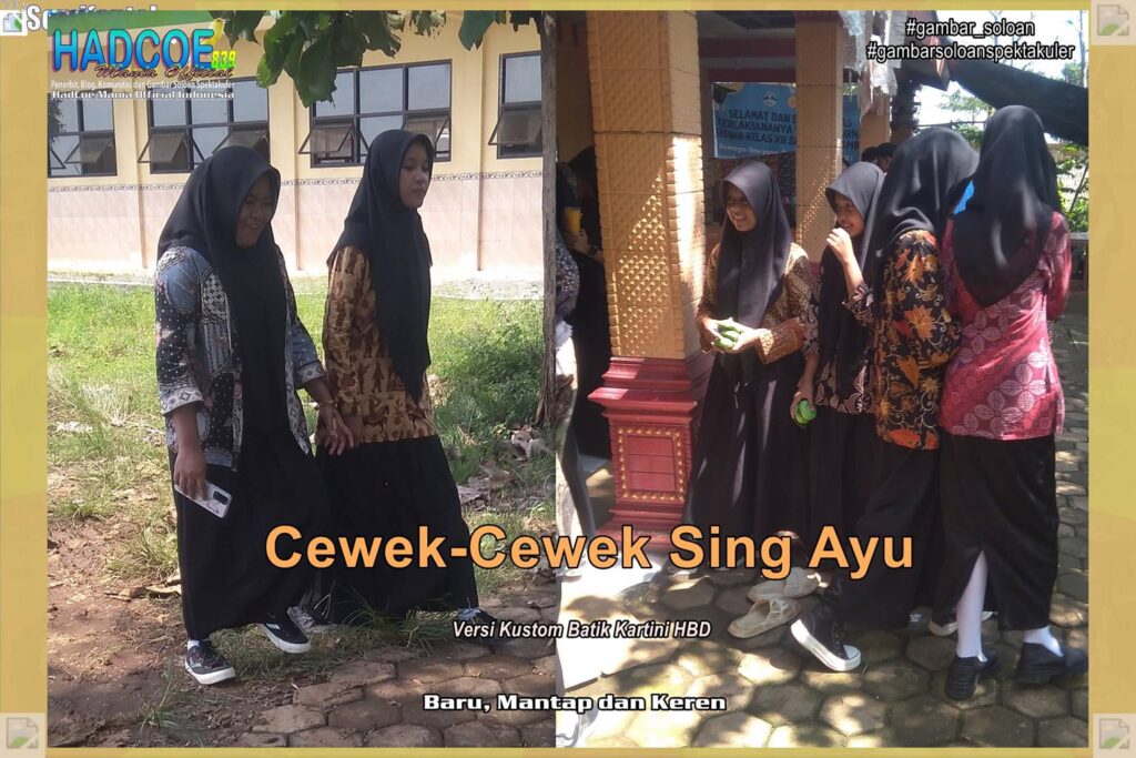 Gambar Soloan Spektakuler – Gambar SMA Soloan Spektakuler Versi Kustom Batik Kartini HBD 54 A