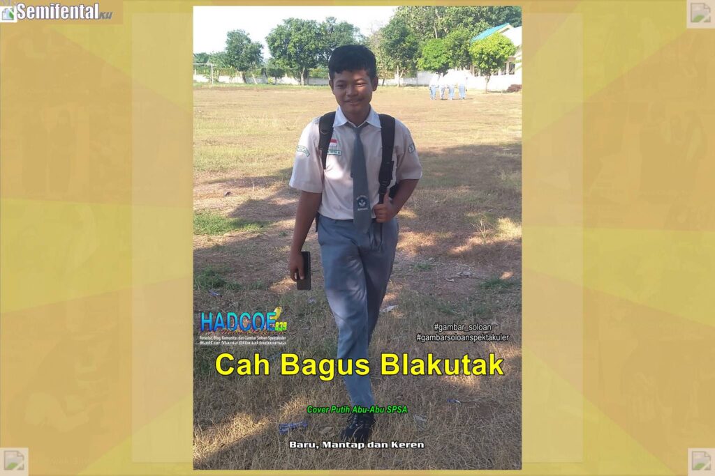 Gambar Soloan Spektakuler Versi Putra – Gambar Siswa SMA Soloan Spektakuler Cover Putih Abu-Abu SPSA 56