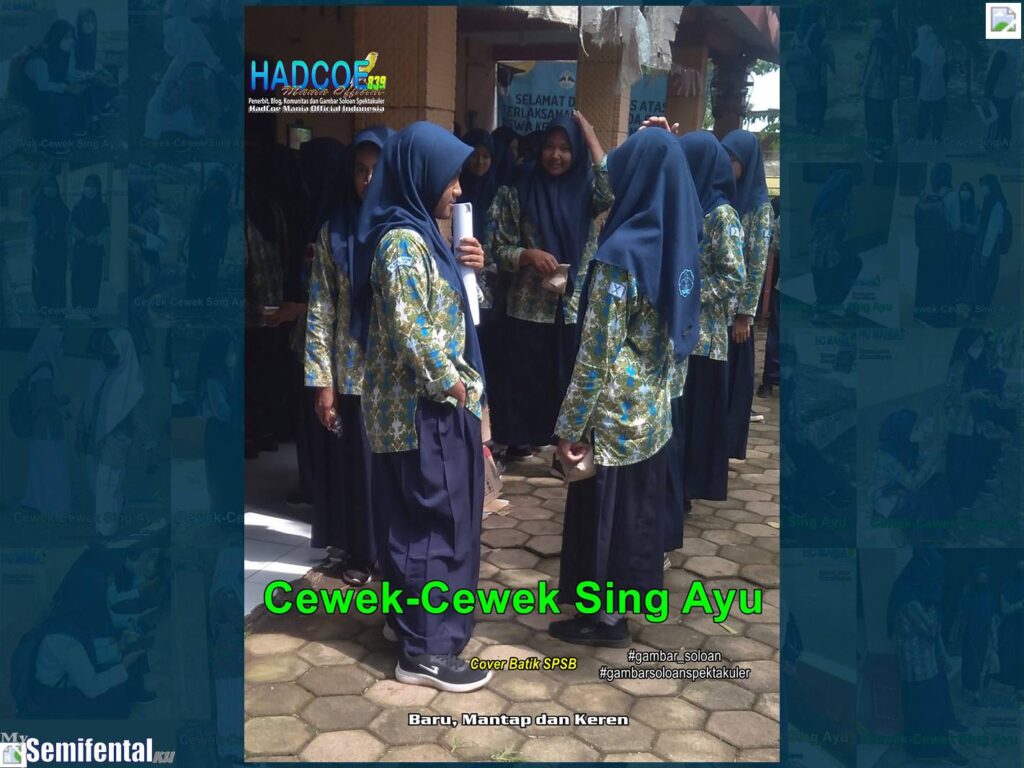 Iklan Gambar Soloan Spektakuler MYSF – Gambar SMA Soloan Spektakuler Cover Batik SPSB 6-55 B