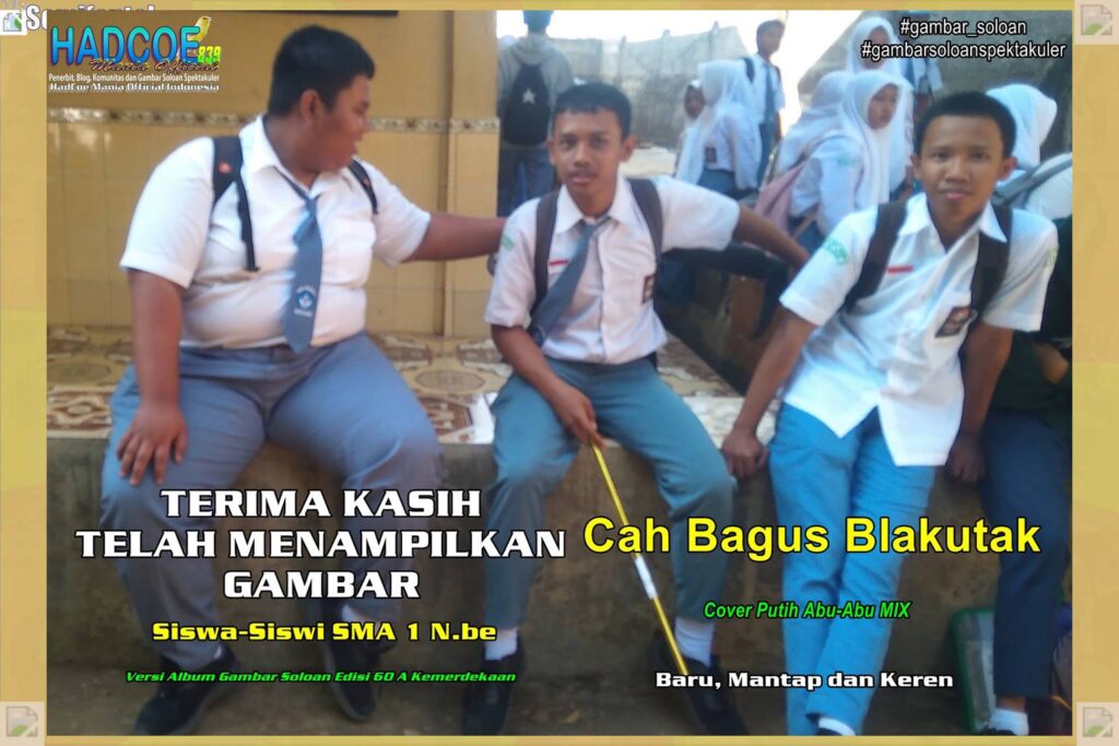Gambar Soloan Spektakuler Versi Putra MY SF – Gambar Siswa SMA Soloan Spektakuler Cover Putih Abu-Abu 60 A