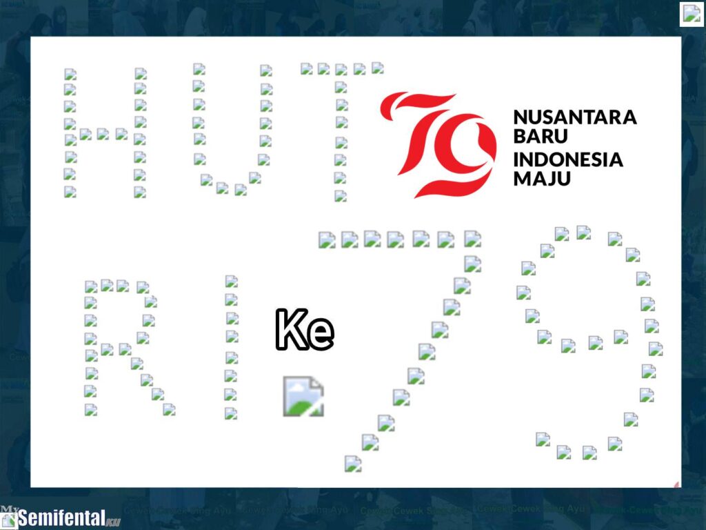Koleksi Gambar Semifental Broken Image Icon Berbentuk HUT Ke-79 RI 2024