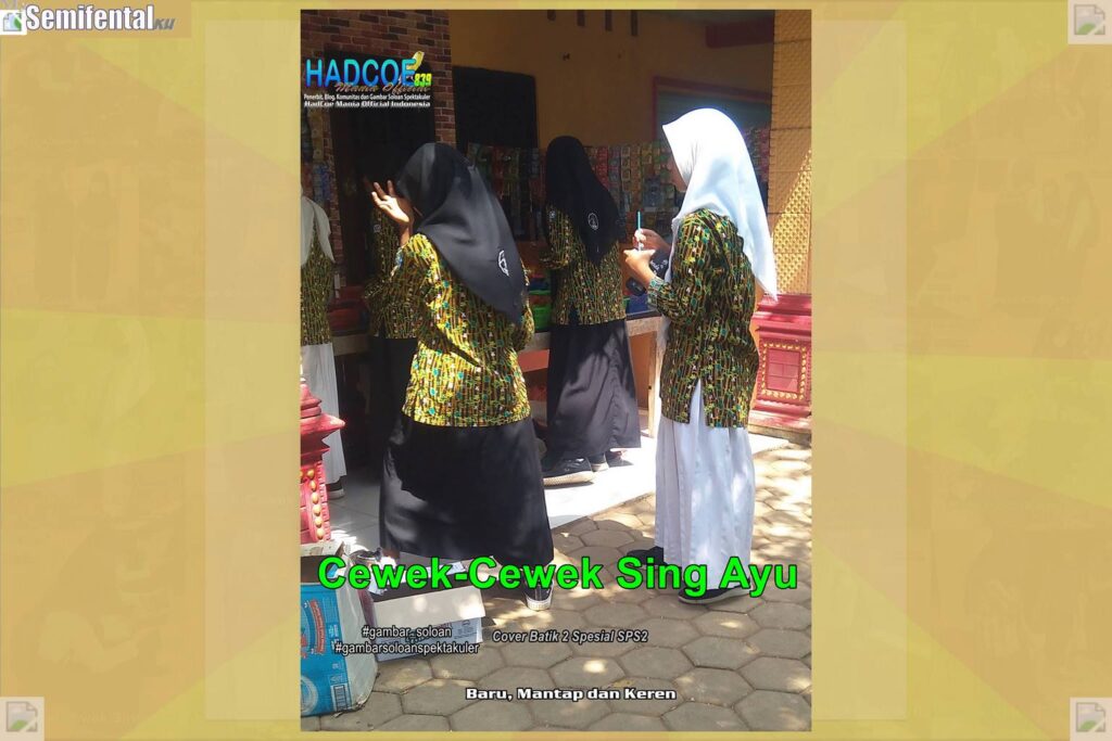 Gambar Soloan Spektakuler MY SF KU – Gambar SMA Soloan Spektakuler Cover Batik 2 Spesial SPS2 63 B
