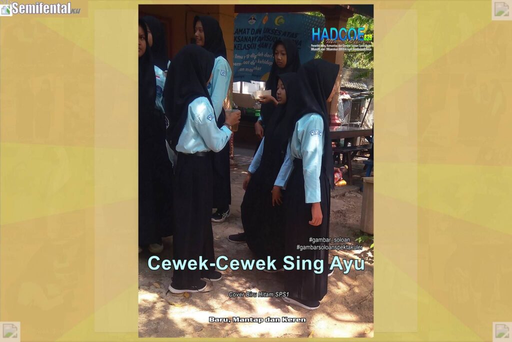 Gambar Soloan Spektakuler MY SF KU – Gambar SMA Soloan Spektakuler Cover Biru Hitam SPS1 63 B