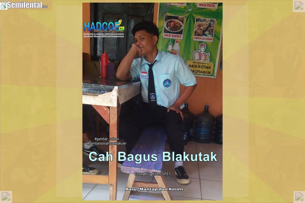 Gambar Soloan Spektakuler MY SF KU Versi Putra – SMA Soloan Spektakuler Cover Biru Hitam 66 A