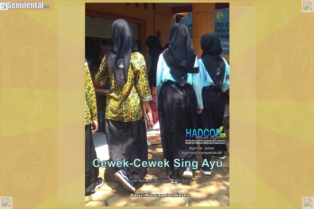 Gambar Soloan Spektakuler MY SF KU – SMA Soloan Spektakuler Cover Batik 2 Ft Biru Hitam SPS1 69-70