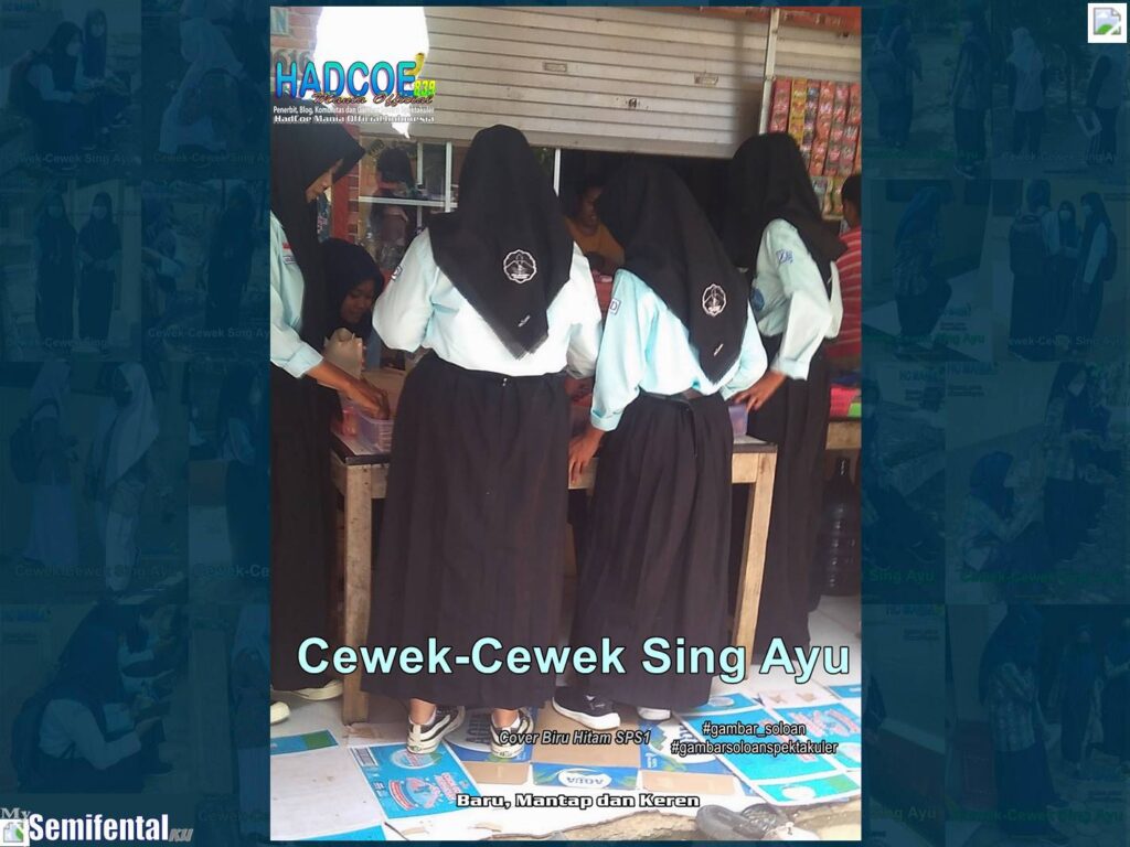 Gambar Soloan Spektakuler MY SF – Gambar SMA Soloan Spektakuler Cover Biru Hitam SPS1 6-66 A