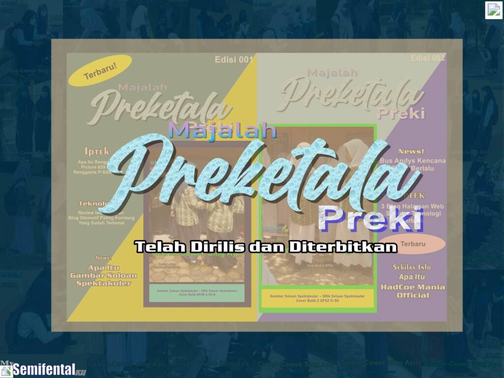 Majalah Preketala Preki Telah Dirilis dan Diterbitkan