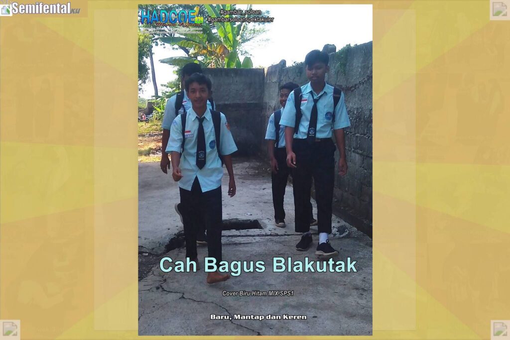 Gambar Soloan Spektakuler Versi Putra SF – SMA Soloan Spektakuler Cover Biru Hitam MIX SPS1 001-03