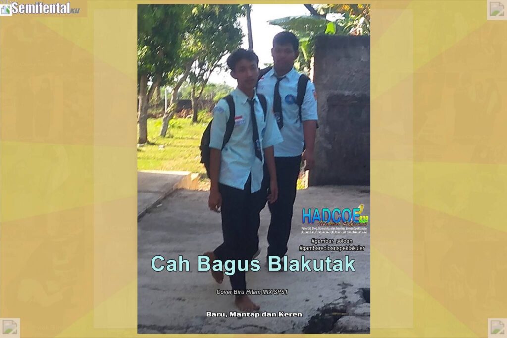 Gambar Soloan Spektakuler Versi Putra SF – SMA Soloan Spektakuler Cover Biru Hitam MIX SPS1 001-03