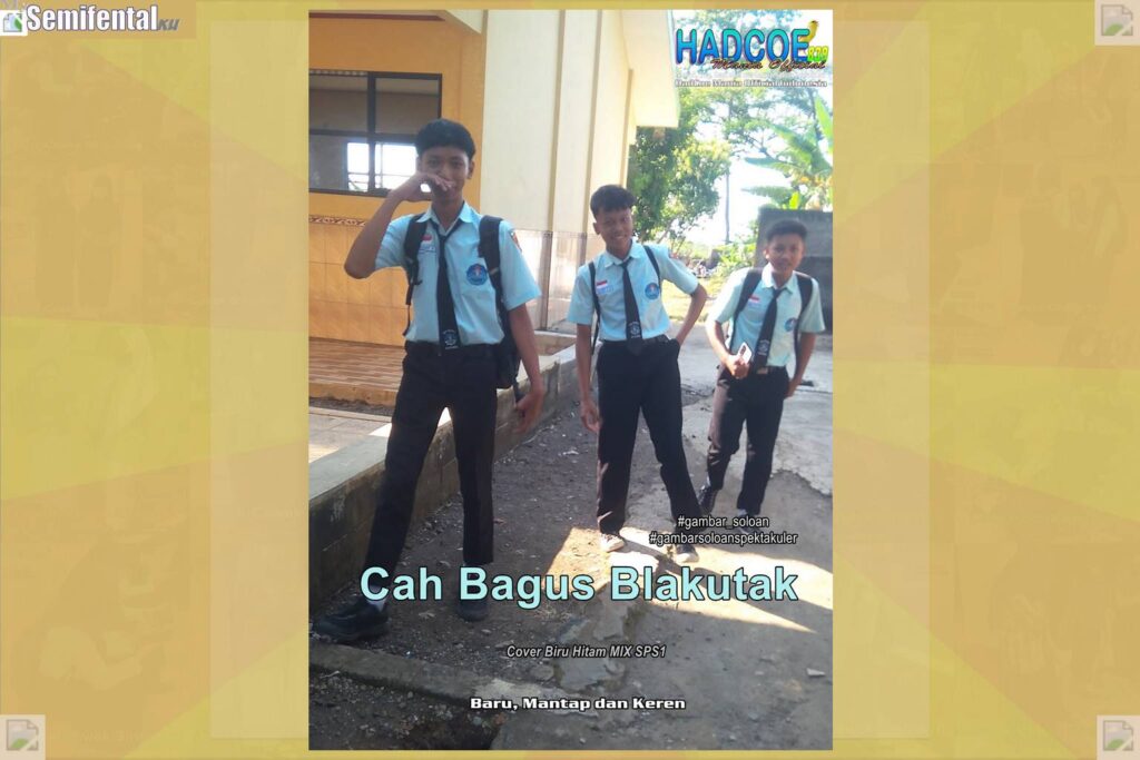 Gambar Soloan Spektakuler Versi Putra SF – SMA Soloan Spektakuler Cover Biru Hitam MIX SPS1 001-03