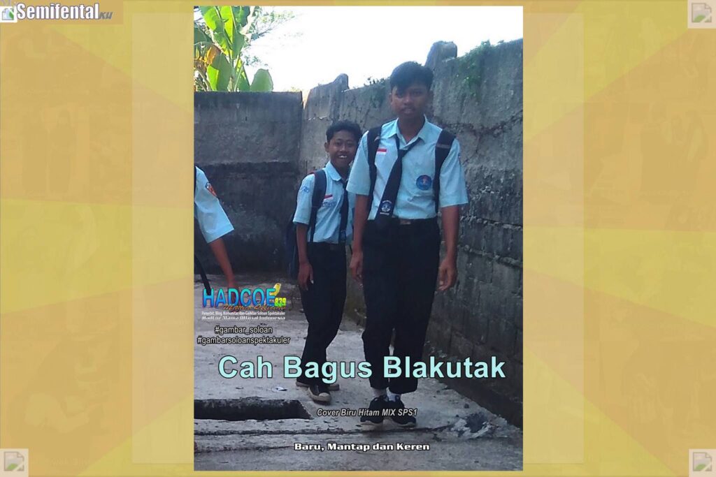 Gambar Soloan Spektakuler Versi Putra SF – SMA Soloan Spektakuler Cover Biru Hitam MIX SPS1 001-03