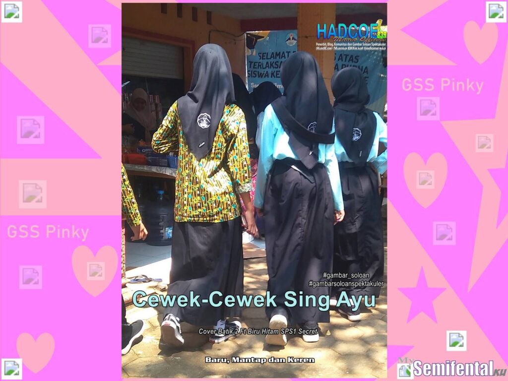 Gambar Soloan Spektakuler Pinky SF – SMA Soloan Spektakuler Cover Batik 2 Ft Biru Hitam SPS1 12-69-70