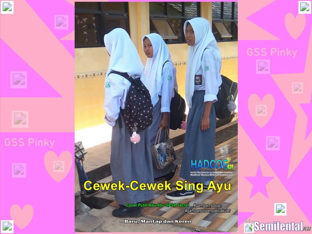 Gambar Soloan Spektakuler Pinky SF – SMA Soloan Spektakuler Cover Putih Abu-Abu SPSA 25-69-70