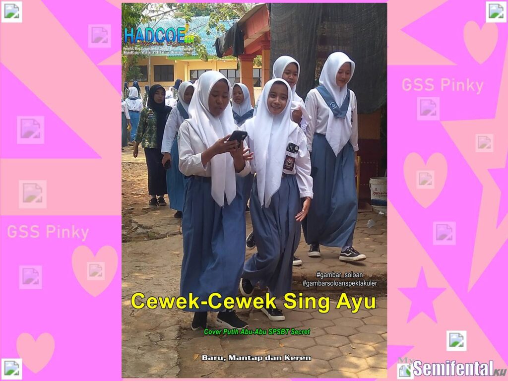 Gambar Soloan Spektakuler Pinky SF – SMA Soloan Spektakuler Cover Putih Abu-Abu SPSBT 21-69-70