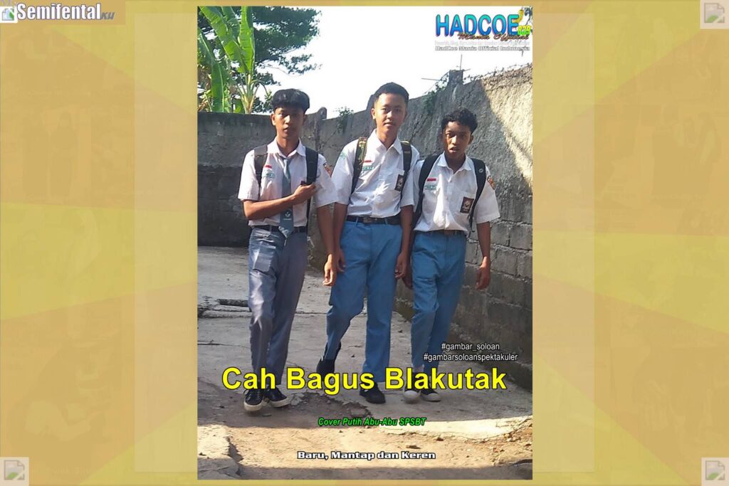 Gambar Soloan Spektakuler Versi Putra SF – SMA Soloan Spektakuler Cover Putih Abu-Abu SPSBT 001-09