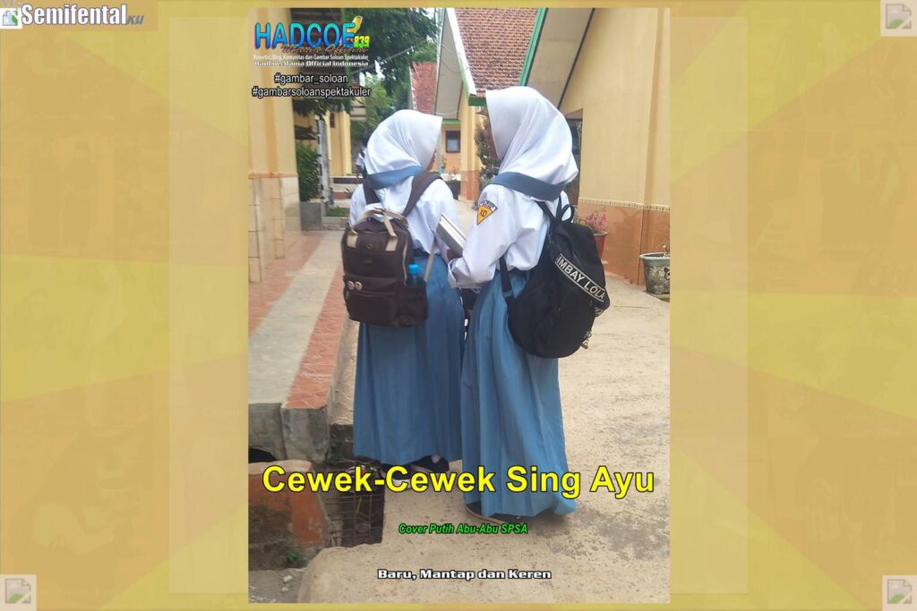 Gambar Soloan Spektakuler SF – SMA Soloan Spektakuler Cover Putih Abu-Abu SPSA 001-12