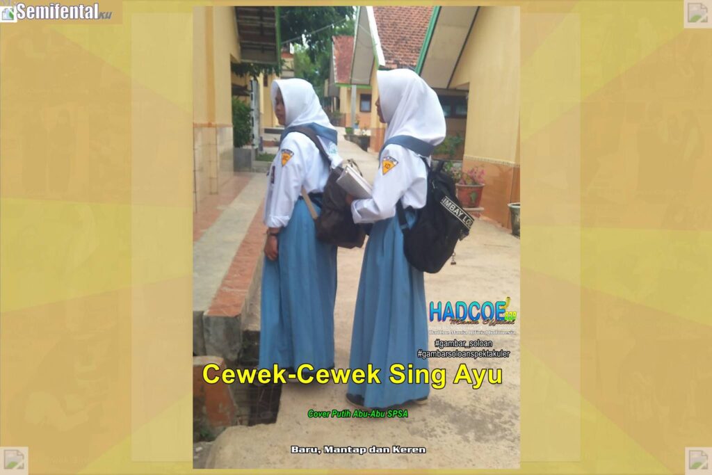 Gambar Soloan Spektakuler SF – SMA Soloan Spektakuler Cover Putih Abu-Abu SPSA 001-12