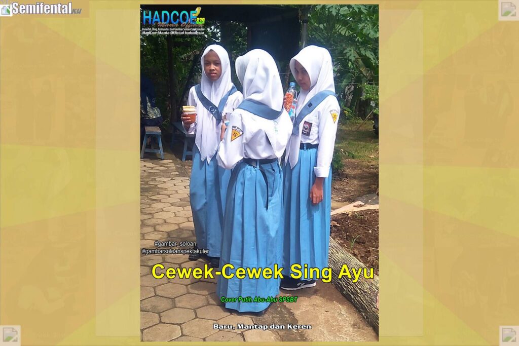 Gambar Soloan Spektakuler SF – SMA Soloan Spektakuler Cover Putih Abu-Abu SPSBT 002-05