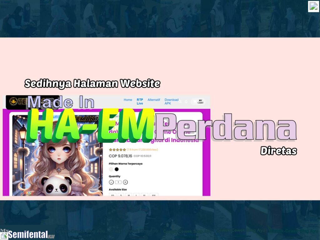 Sedihnya Halaman Website Made In HA EM Perdana Diretas