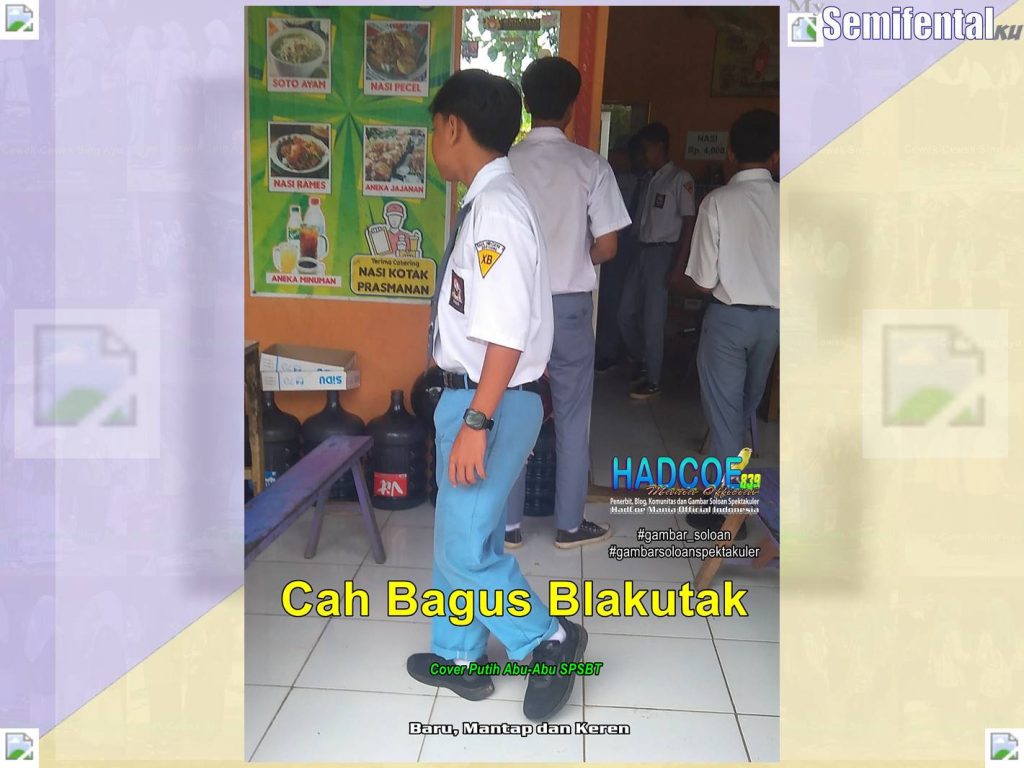 Gambar Soloan Spektakuler Versi Putra SF – SMA Soloan Spektakuler Cover Putih Abu-Abu SPSBT 16-00205