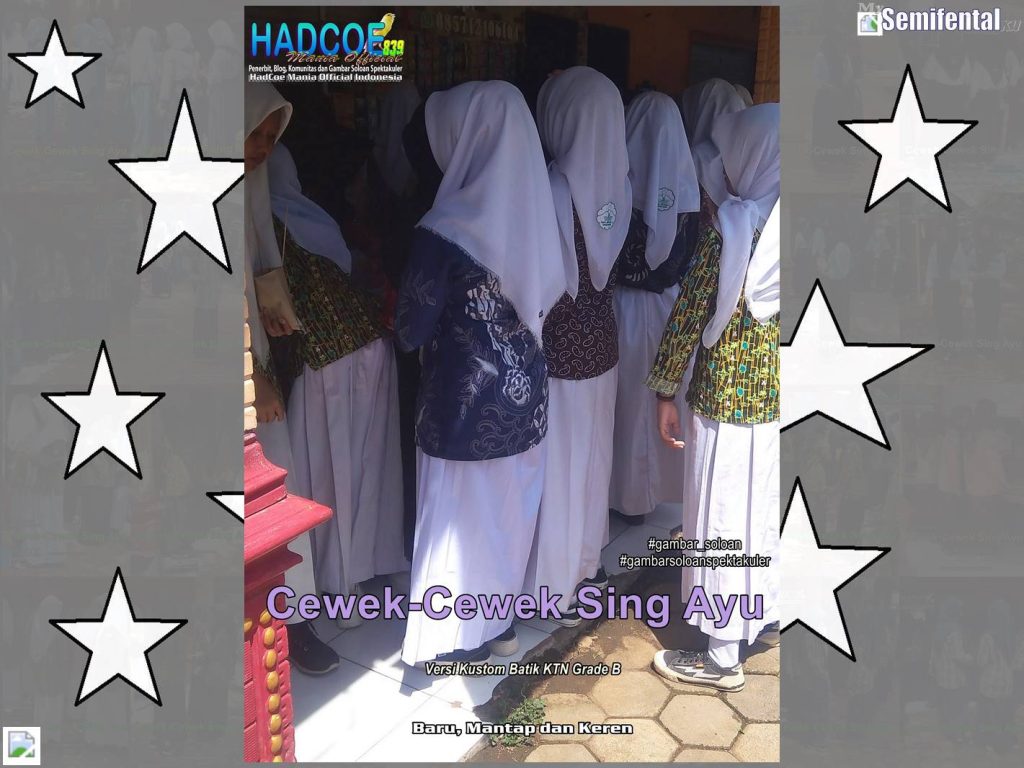 Gambar Soloan Spektakuler SF – SMA Soloan Spektakuler Versi Kustom Batik KTN Grade B 02-00204