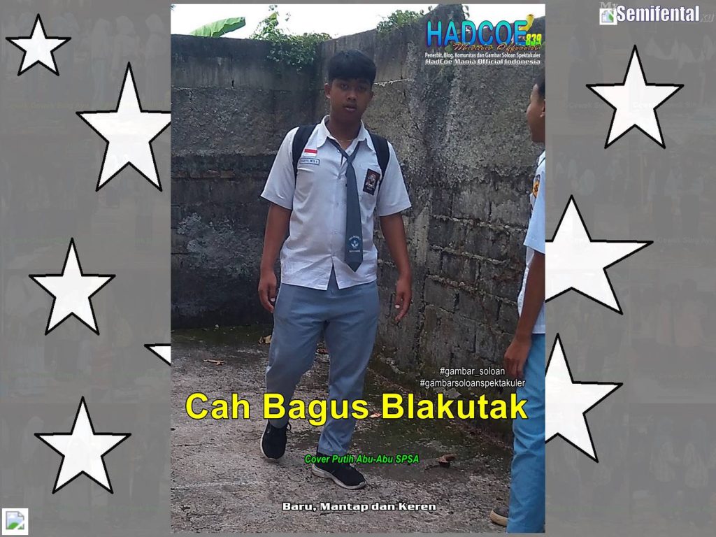 Gambar Soloan Spektakuler Versi Putra SF – SMA Soloan Spektakuler Cover Putih Abu-Abu SPSA 09-00301
