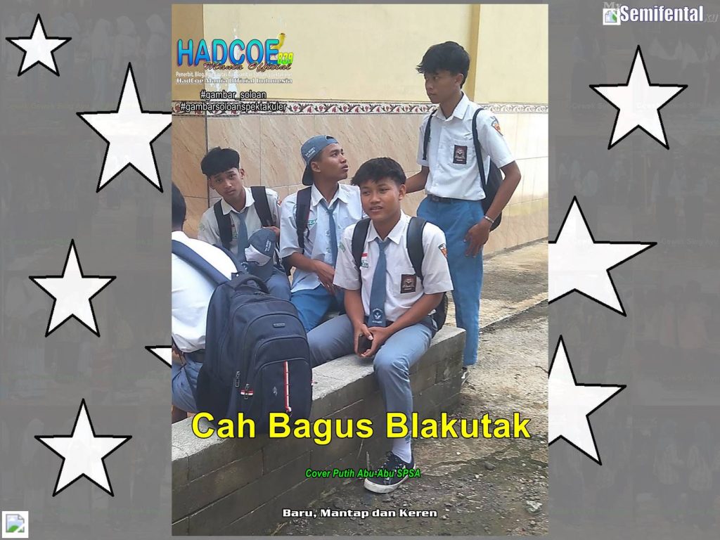Gambar Soloan Spektakuler Versi Putra SF – SMA Soloan Spektakuler Cover Putih Abu-Abu SPSA 13-00301