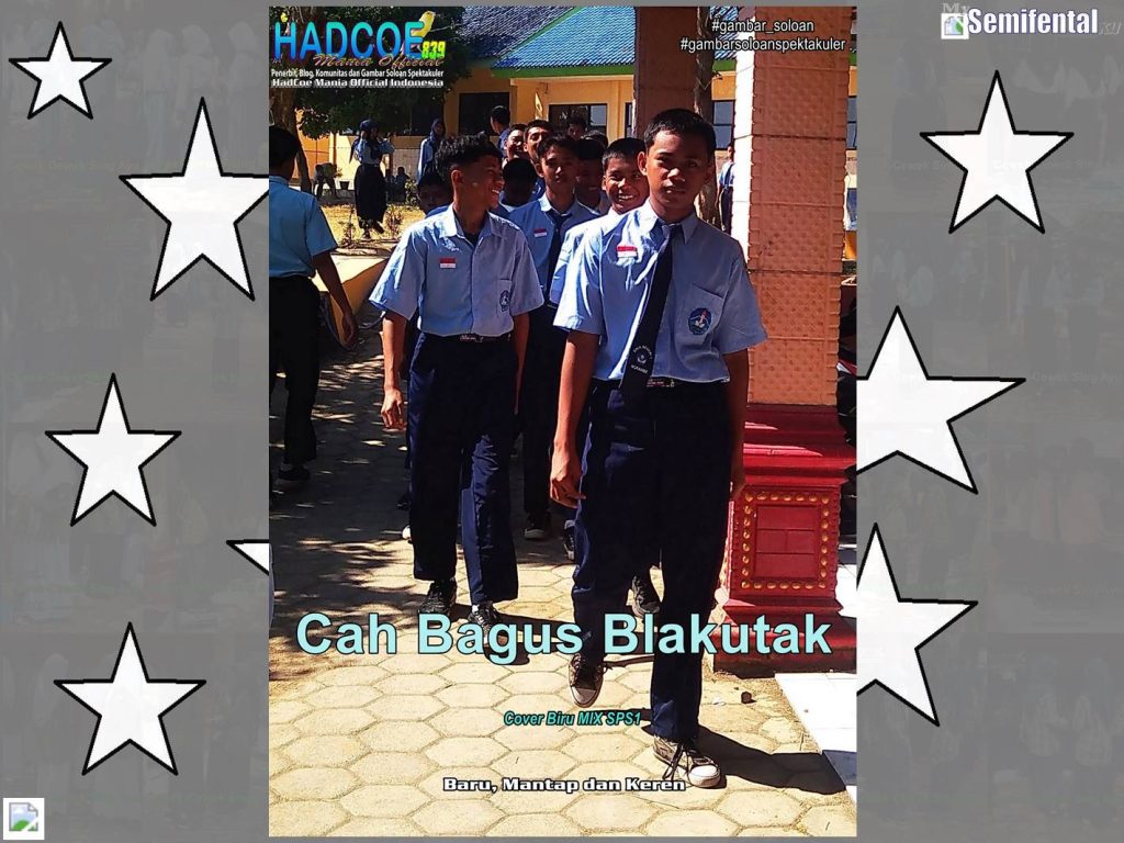 Gambar Soloan Spektakuler Versi Putra SF – SMA Soloan Spektakuler Cover Biru MIX SPS1 00402-07