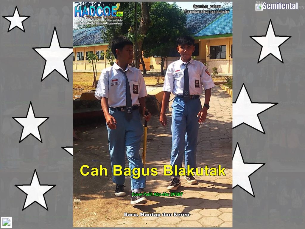 Gambar Soloan Spektakuler SF Versi Putra – SMA Soloan Spektakuler Cover Putih Abu-Abu SPSBT 00401-16