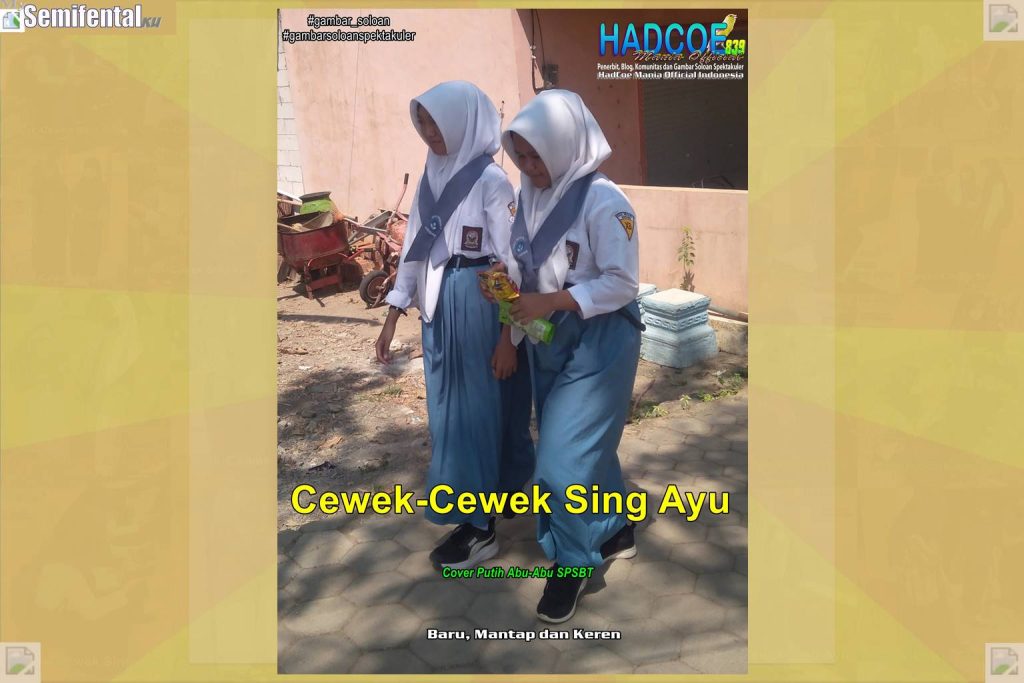 Gambar Soloan Spektakuler SF – SMA Soloan Spektakuler Cover Putih Abu-Abu SPSBT 005-04